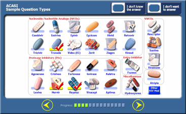 ACASI HIV Medications